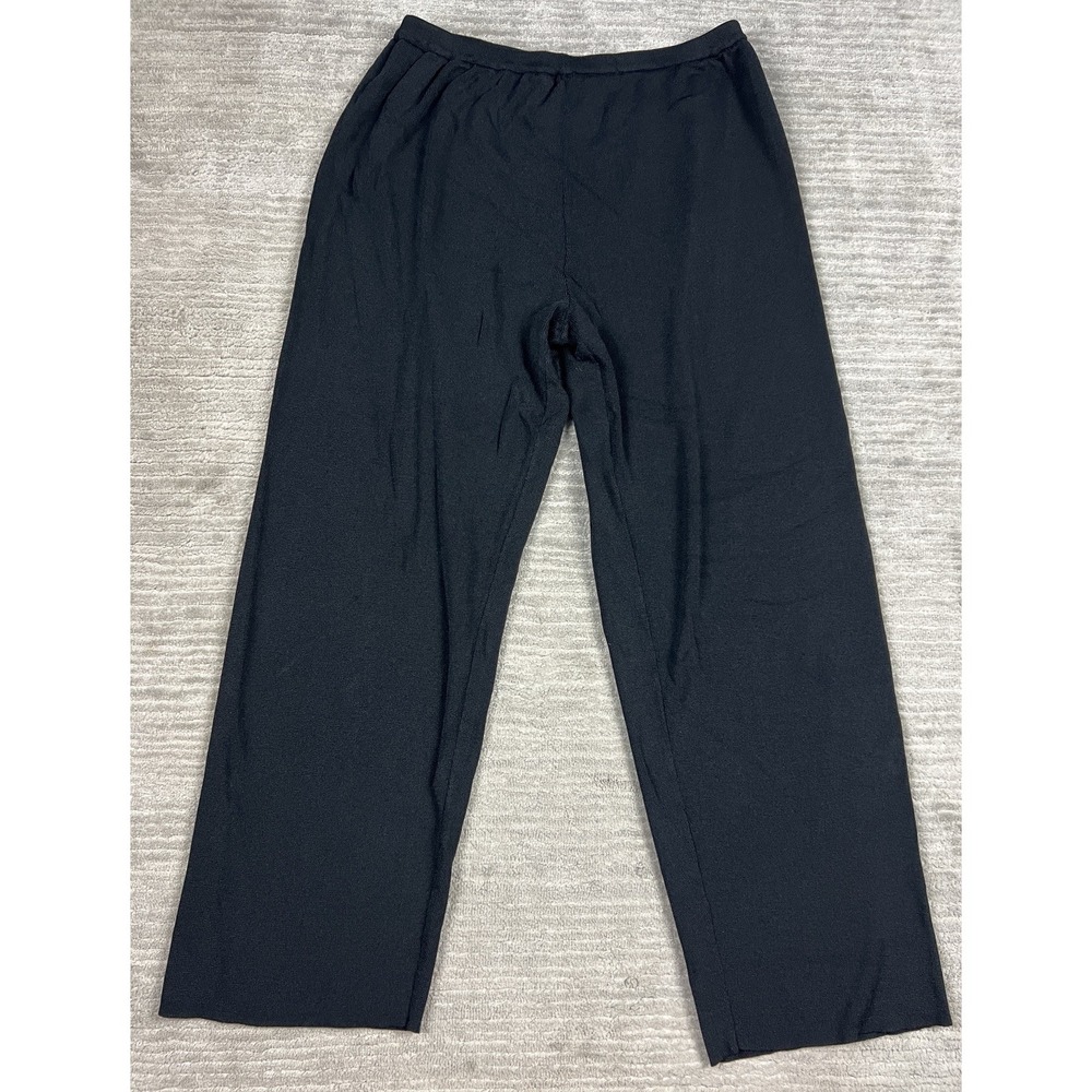 Yarns & Stitches Pants‎ Womens Medium Black Pull On Heavyweight Knit Casual Y2K